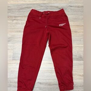 Women’s Primark Cares 12/14 Rust Warm Up Joggers Sweatpants.